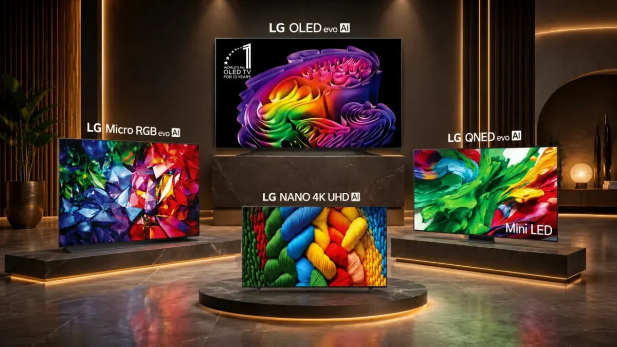 LG показала телевізори 2026 року: ціни від $210 до $13 650