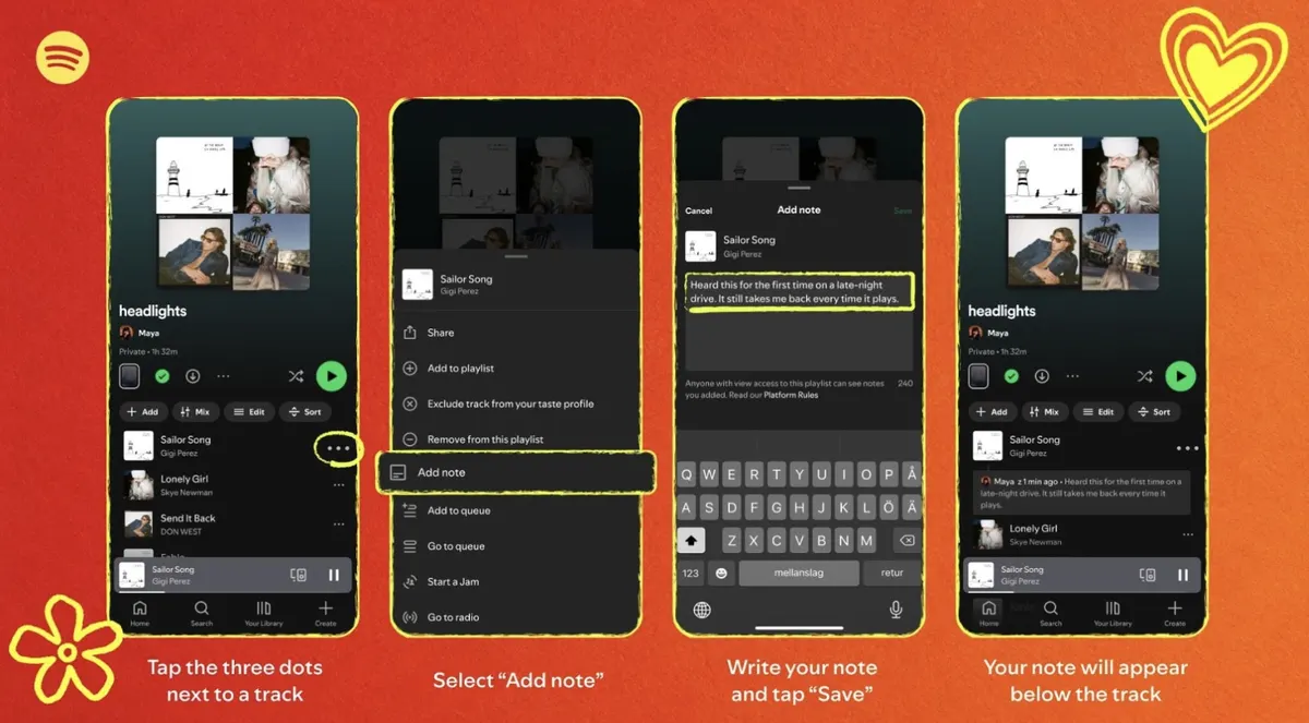 Spotify дозволив лишати нотатки до треків: як це працює
