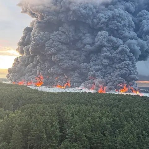 600 дронів летіло на Москву: згорів найбільший склад Wildberries