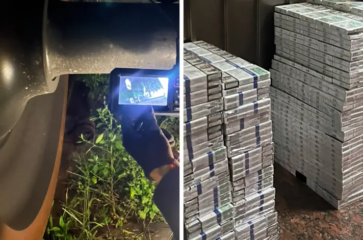 Контрабанда у колісних парах: на Волині затримали 700 пачок сигарет