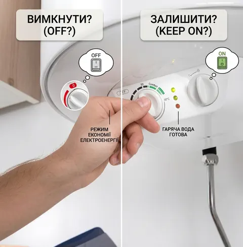 Бойлер на ніч: чи справді це економить електроенергію