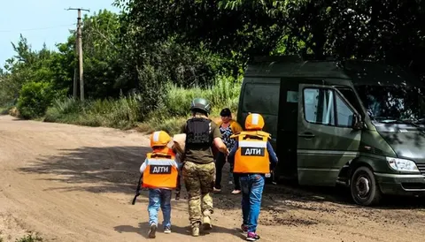 118 дітей досі лишаються в зоні примусової евакуації на Донеччині