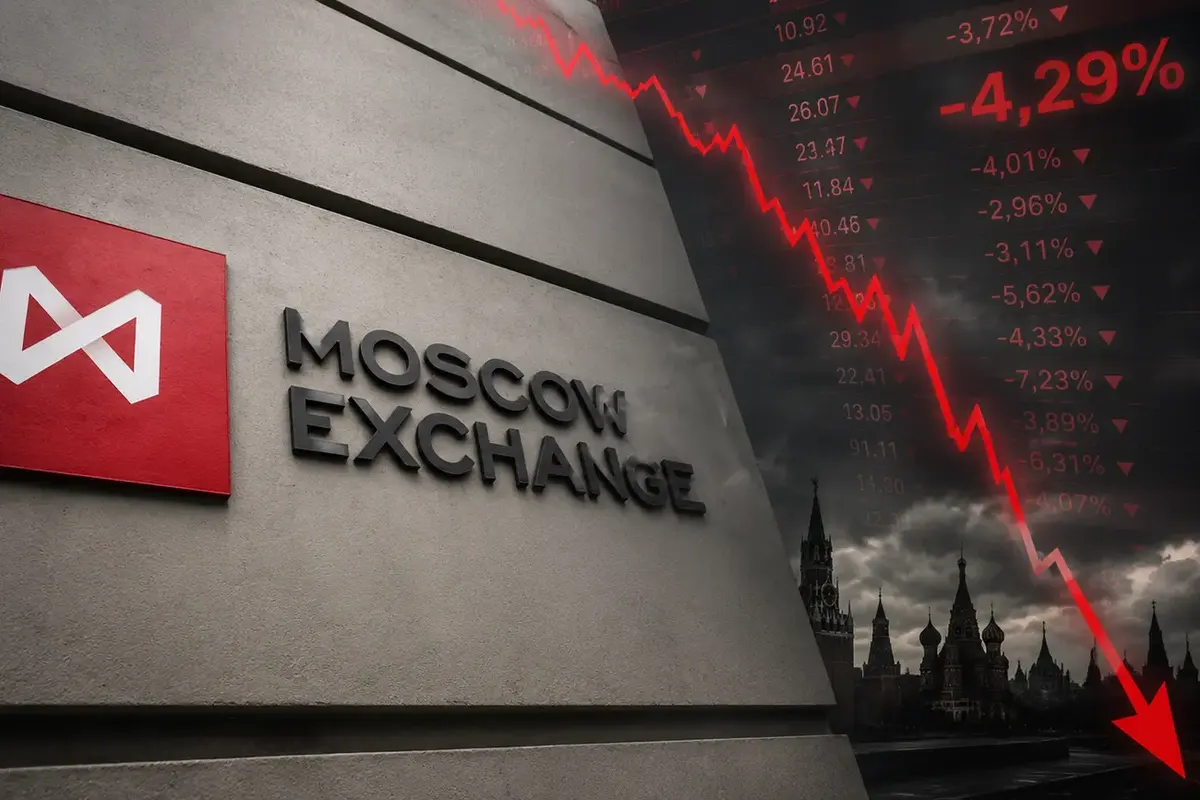Російський фондовий ринок обвалився до рівнів 2022 року