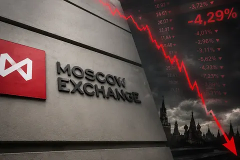 Російський фондовий ринок обвалився до рівнів 2022 року