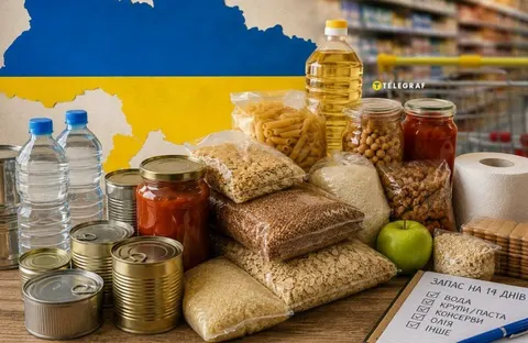 Запас на 7–12 днів: скільки їжі та води тримати вдома