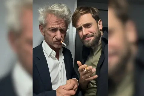Шон Пенн і боєць РДК передали "привіт" ФСБ із тамбура потяга