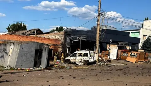 Удар по пошті у Краматорську: одна людина загинула, шестеро поранені